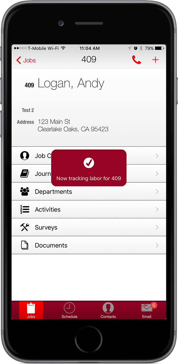 Labor Tracking - Chronicle Job Management App